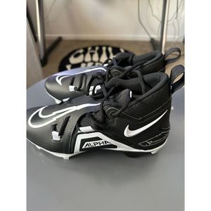 Nike Alpha Menace Pro 3 Mid Men’s Football Cleats Black CT6649-001 Size 8.5